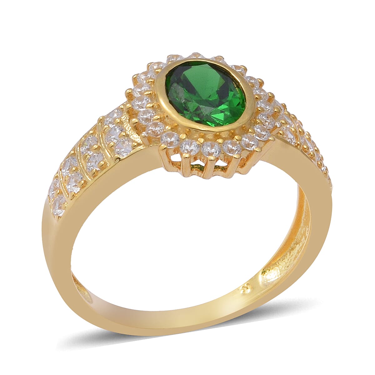 Simulated emerald on sale