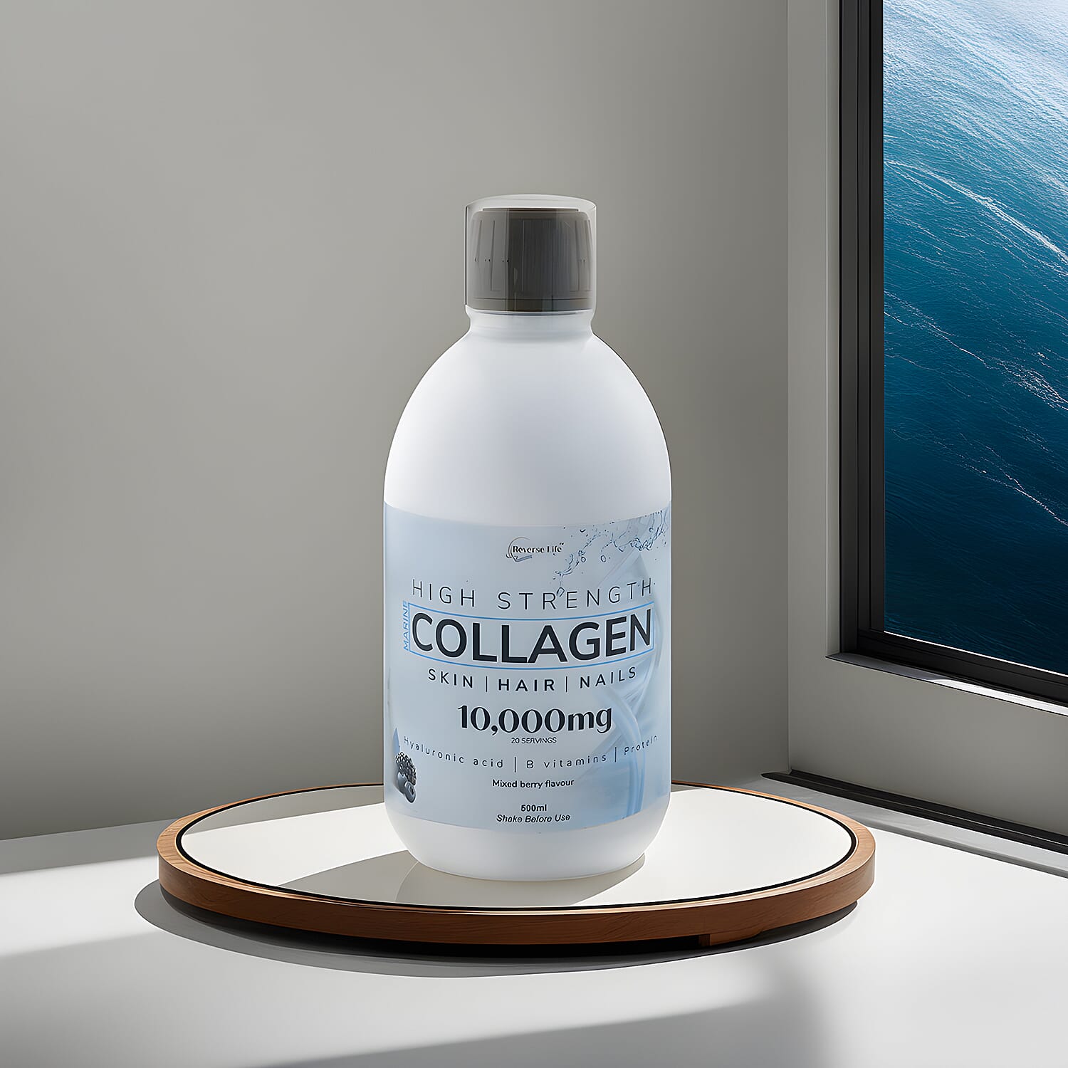 Reverse Life- High Strength Collagen for Skin, Hair and Nails - Mixed Berry Flavour - 500ml