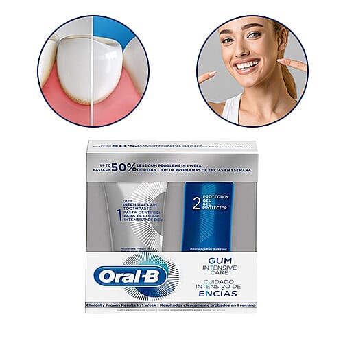 Oral B Gum Intensive Care Kit- 2 Piece (incl. Gum Intensive Care Toothpaste - 85ml & Protection Gel 63ml)