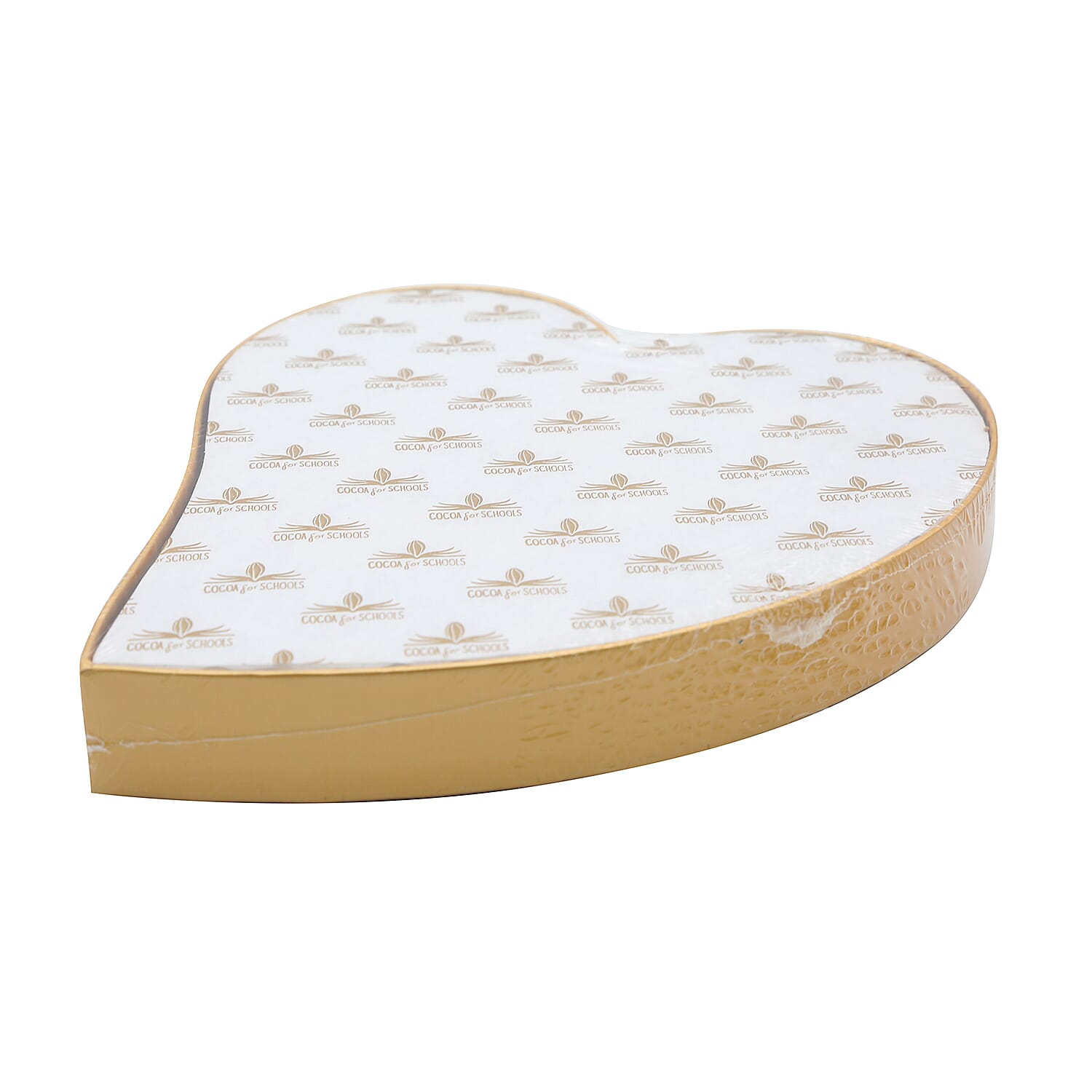 Develdas Cachet Red Heart Gift Box of Milk & Dark Chocolates with Ribbon & Swing Tag - 185g