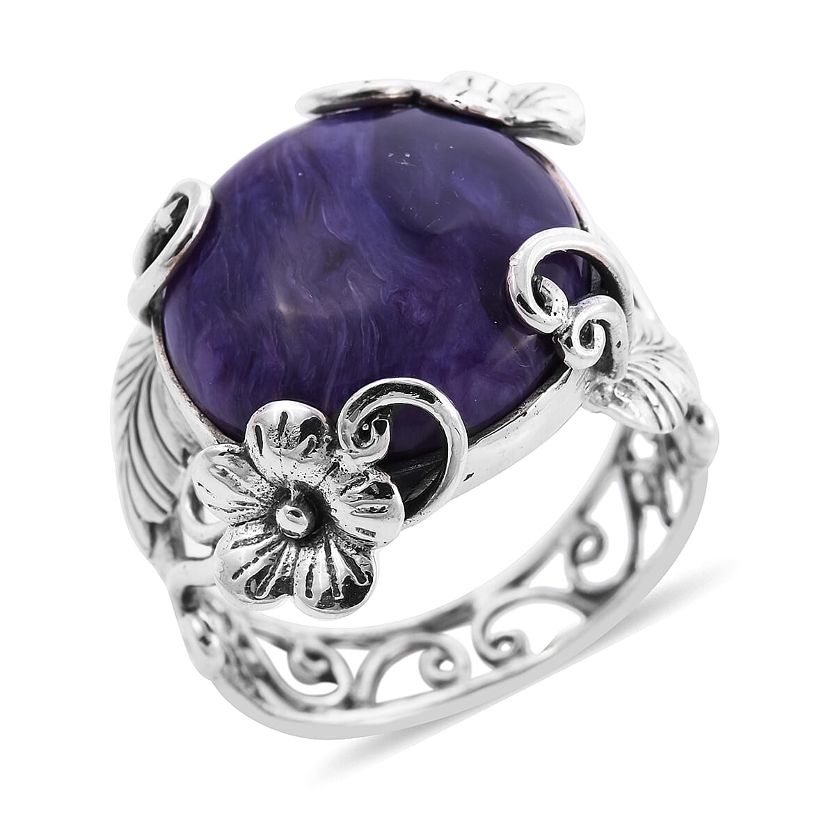 Royal Bali Collection - Chaorite Ring in Sterling Silver 12.86 Ct.