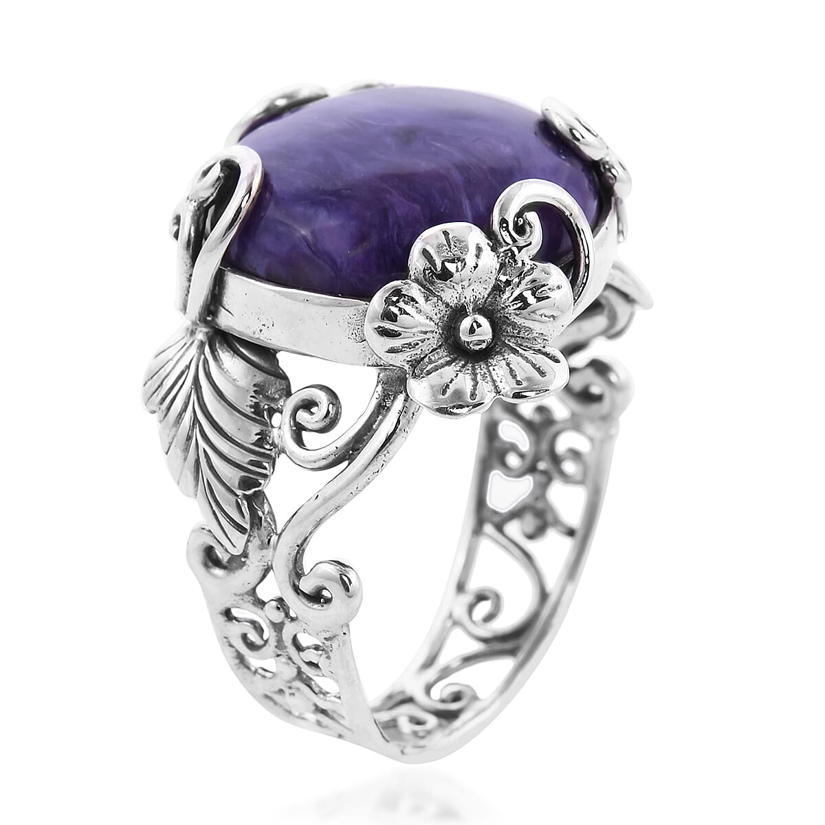 Royal Bali Collection - Chaorite Ring in Sterling Silver 12.86 Ct.