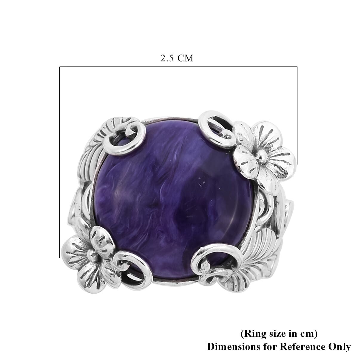 Royal Bali Collection - Chaorite Ring in Sterling Silver 12.86 Ct.