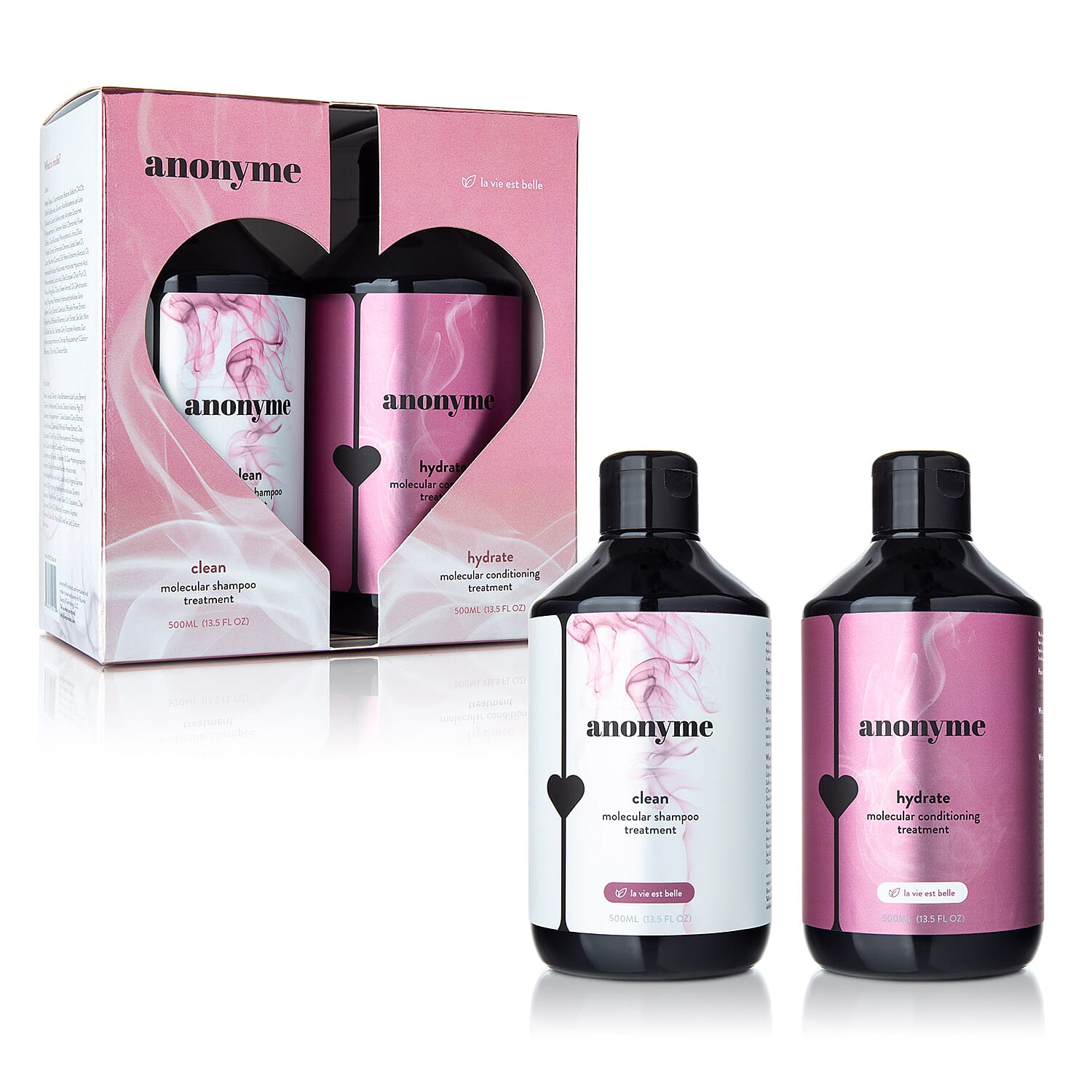 Anonyme: Clean & Hydrate Duo (Molecular Shampoo - 500ml & Conditioner - 500ml) La Vie Est Belle
