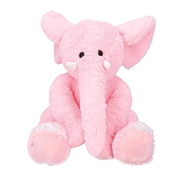 Elephant Plush Toy (Size 20x28 Cm)- Pink