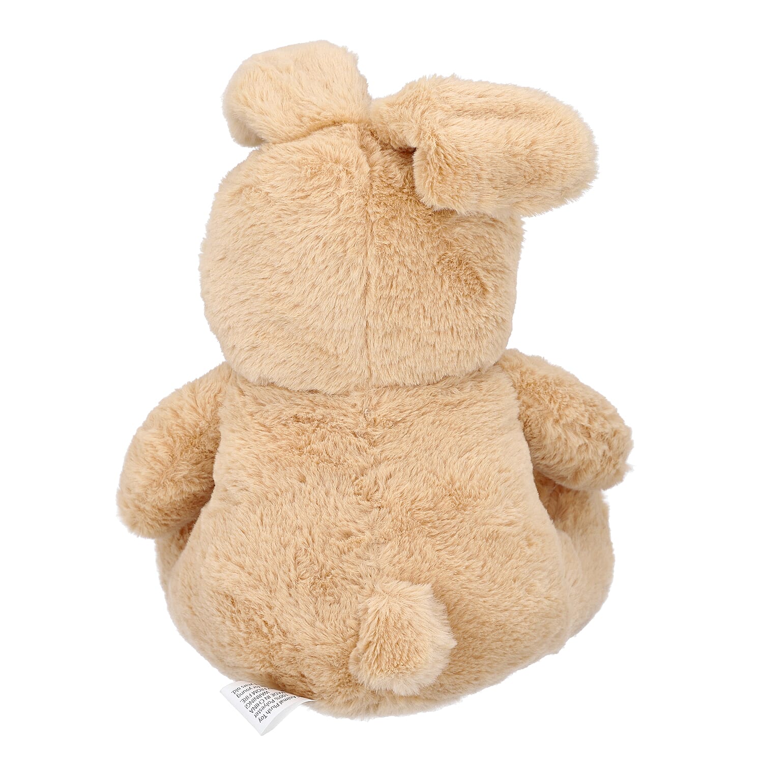 Rabbit Plush Toy (Size 30x28 Cm)- Beige & White - Age 3+