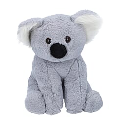 Koala Plush Toy (Size 20x28 Cm)- Grey & White