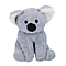 Koala Plush Toy (Size 20x28 Cm)- Grey & White