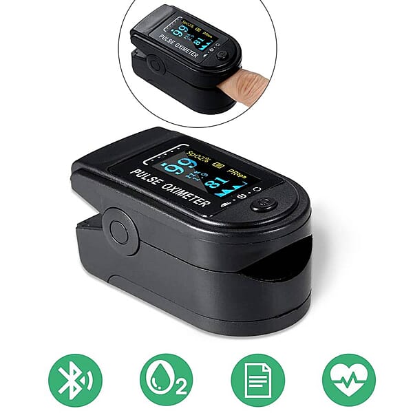 Pulse Oximeter, Oxygen Saturation Monitor (Requires 2 AAA Batteries