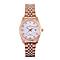 CHRISTOPHE DUCHAMP Elysees Swiss Movement Watch With Diamonds in Rose Gold Tone Stainless Steel