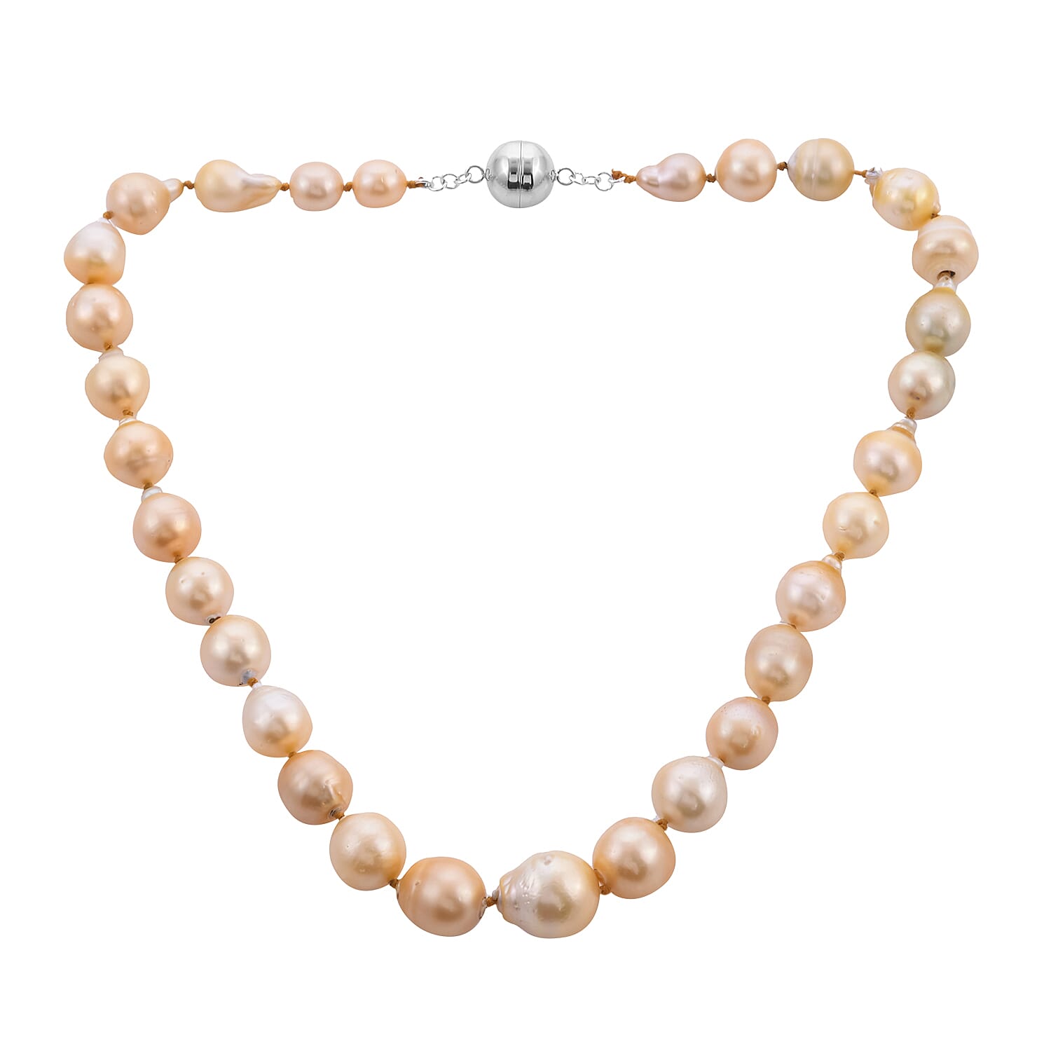 Limited Available- South Sea Golden Pearl Necklace (Size 20)
