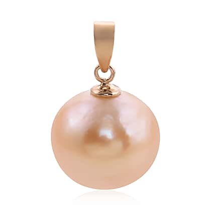ILIANA South Sea Golden Pearl Solitaire Pendant in 18K Yellow Gold