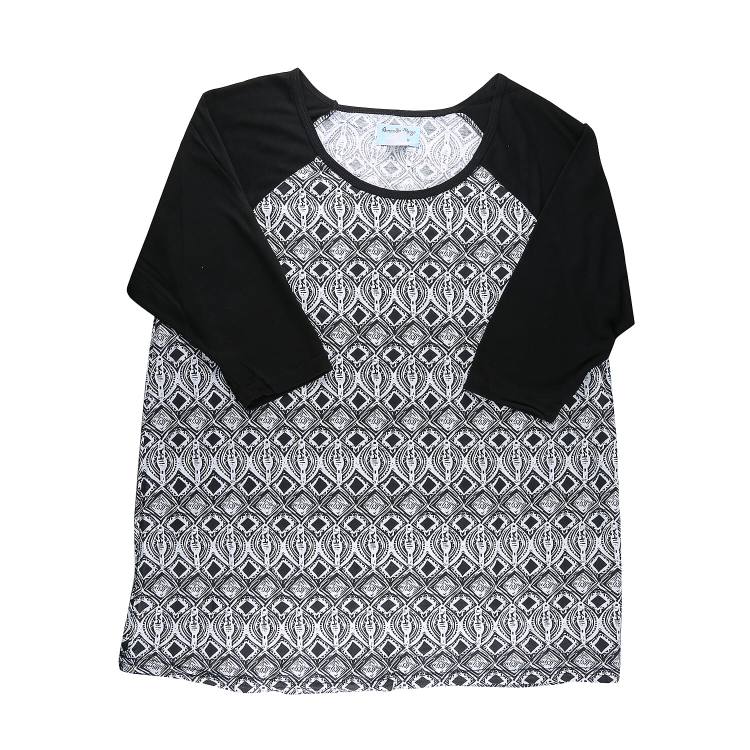 2 Piece Set - Amanda Paige Blue Colour Knit Pyjama and Long Sleeve Top (Size M, 12-14)