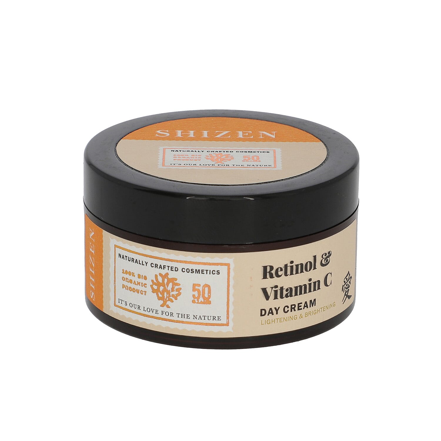 SHIZEN- Retinol - Vitamin C Day Cream - Brightening Face Cream- No Parabens 100% Organic - 50 Gms.