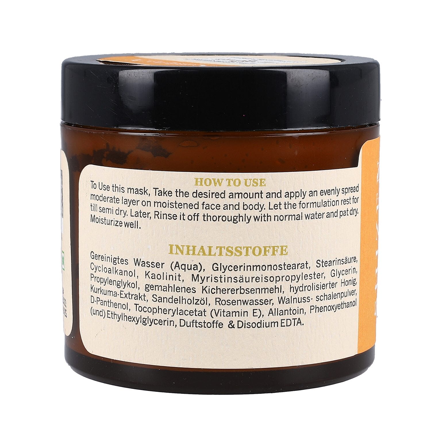 SHIZEN Honey Turmeric Ubtan Anti Pigmentation Face Mask (3.52 oz) - Deep Cleansing & Hydrating -100% Organic