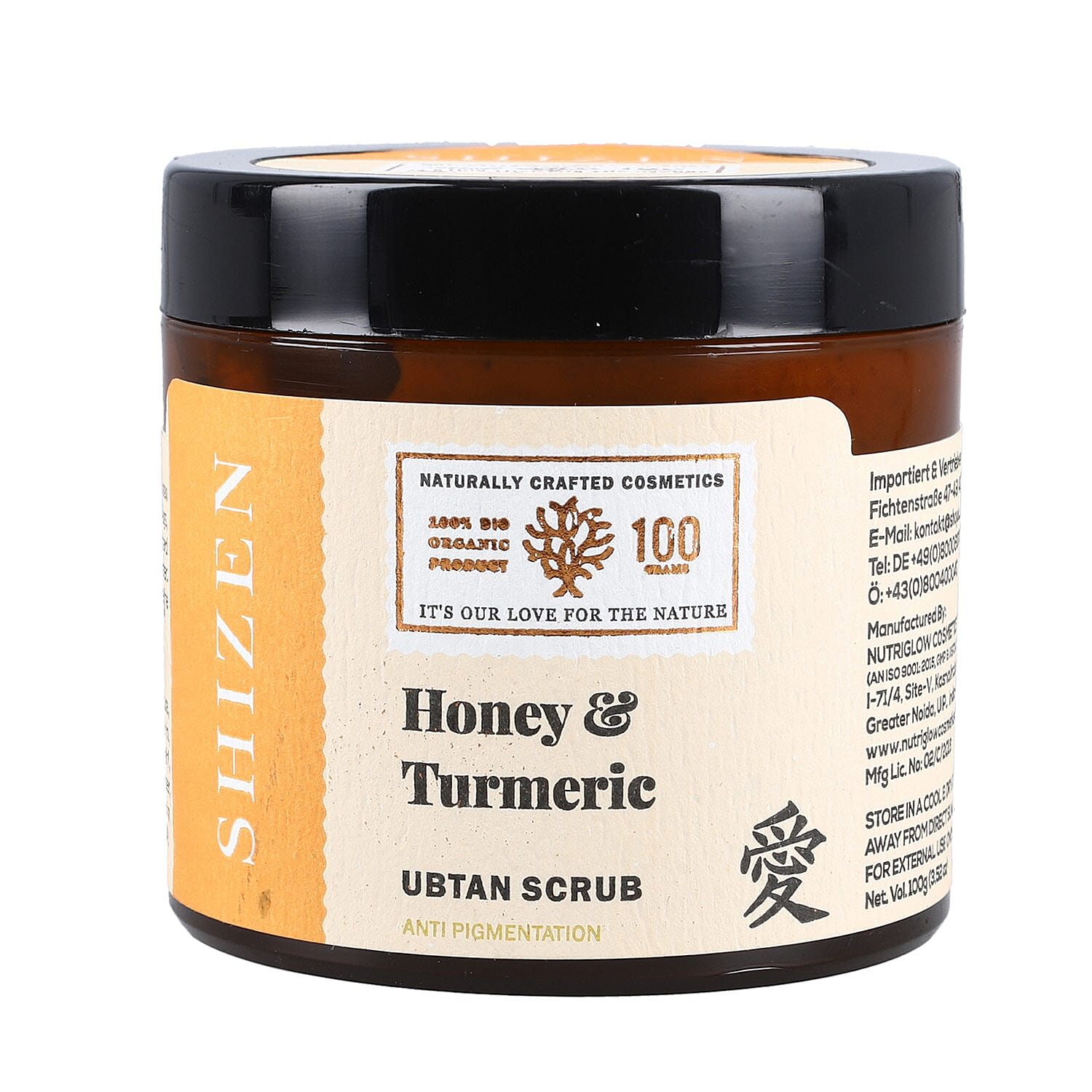 SHIZEN Honey Turmeric Ubtan Anti Pigmentation Face Scrub 100 Gms.