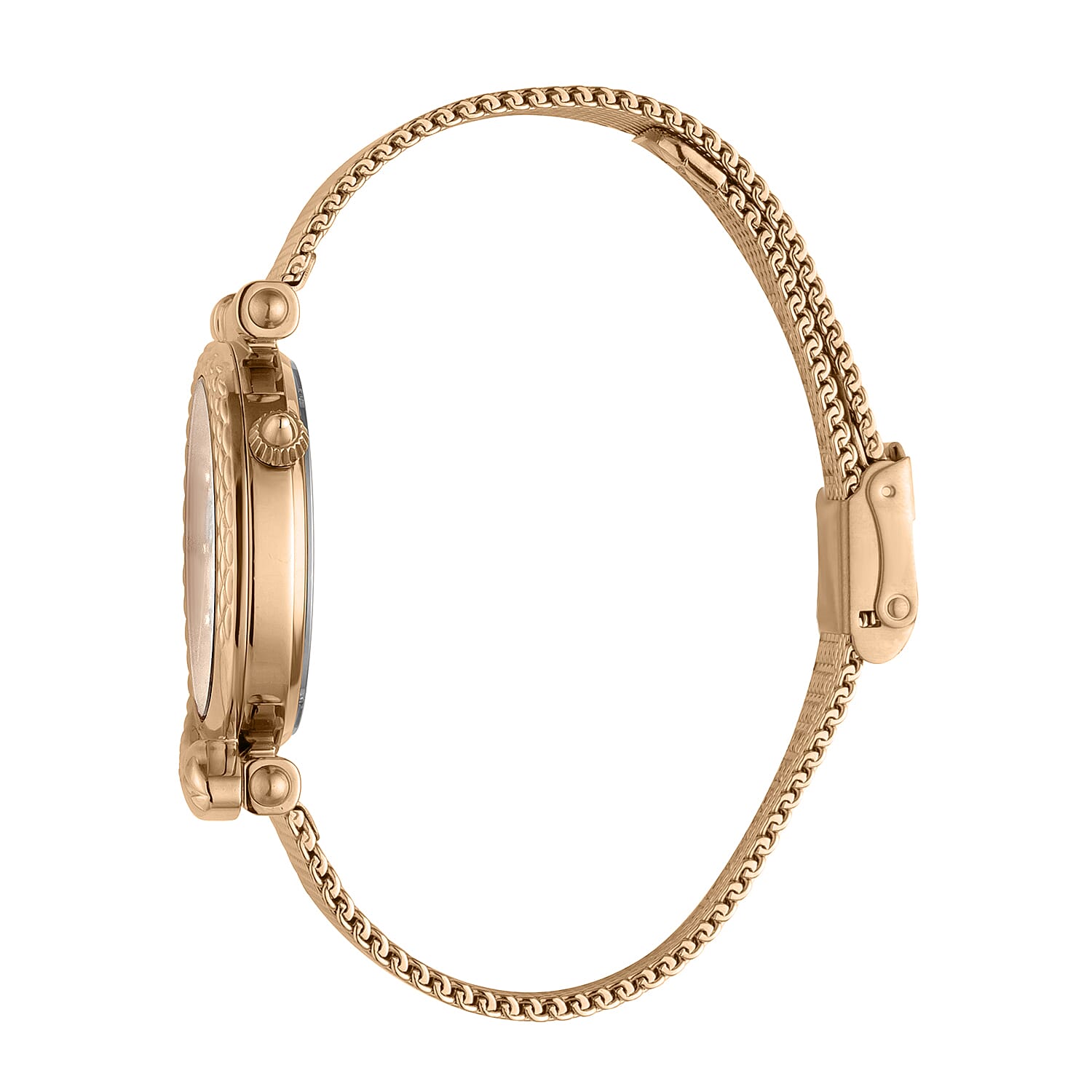 Just Cavalli Glam Chic Japanese Movement Ladies Watch in Rose Gold Tone