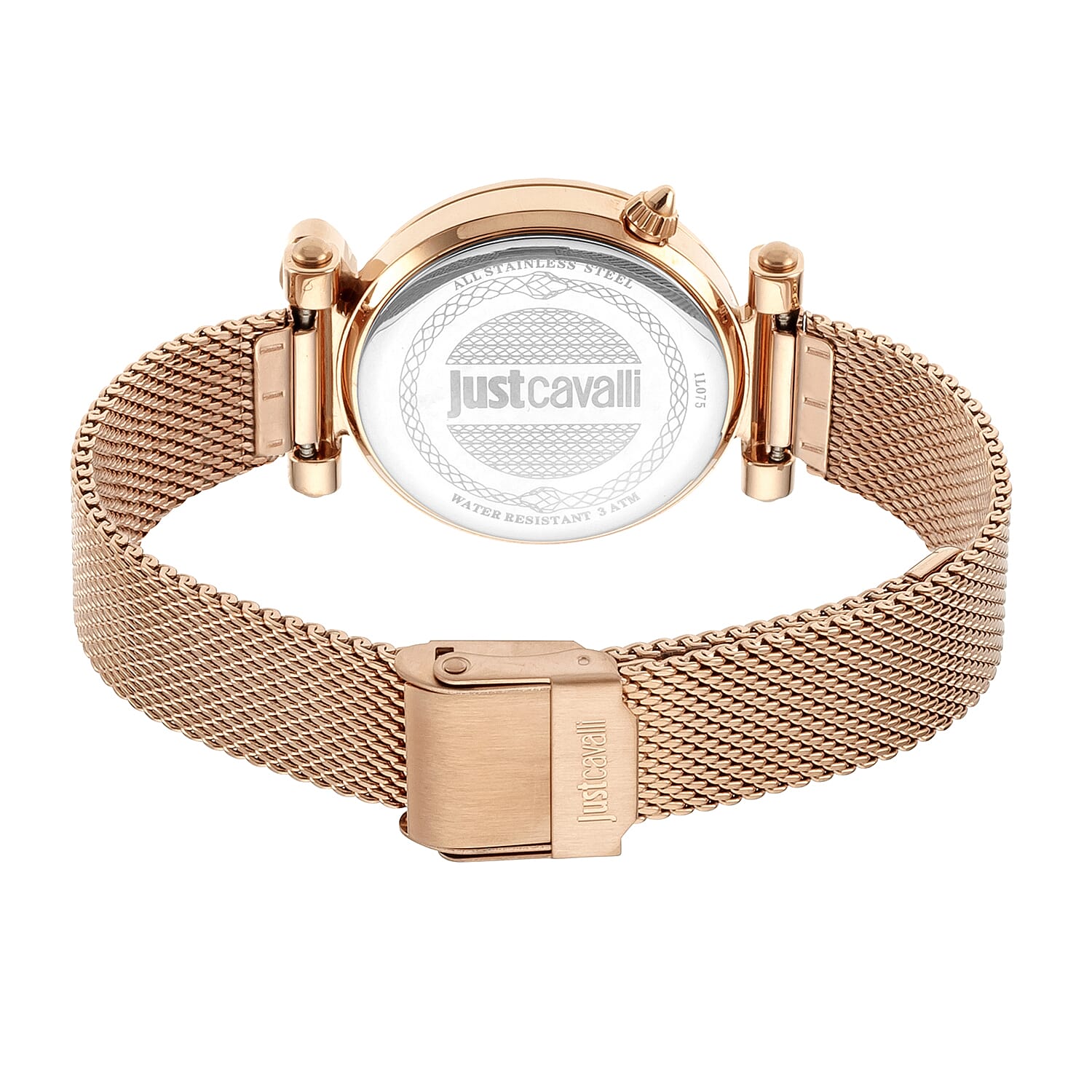 Just Cavalli Glam Chic Japanese Movement Ladies Watch in Rose Gold Tone
