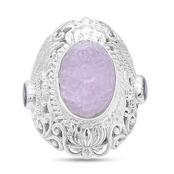 https://tjcuk.sirv.com/Products/60/4/6041453/Royal-Bali-Collection-Carved-Kunzite-and-Tanzanite-Ring-in-Sterling-Si_6041453.jpg?w=342&h=342