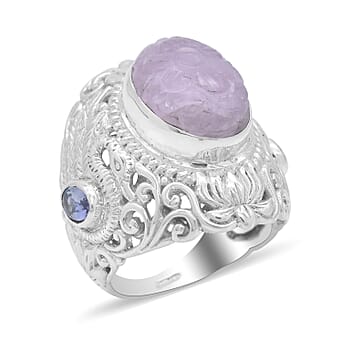 https://tjcuk.sirv.com/Products/60/4/6041453/Royal-Bali-Collection-Carved-Kunzite-and-Tanzanite-Ring-in-Sterling-Si_6041453_2.jpg?w=342&h=342