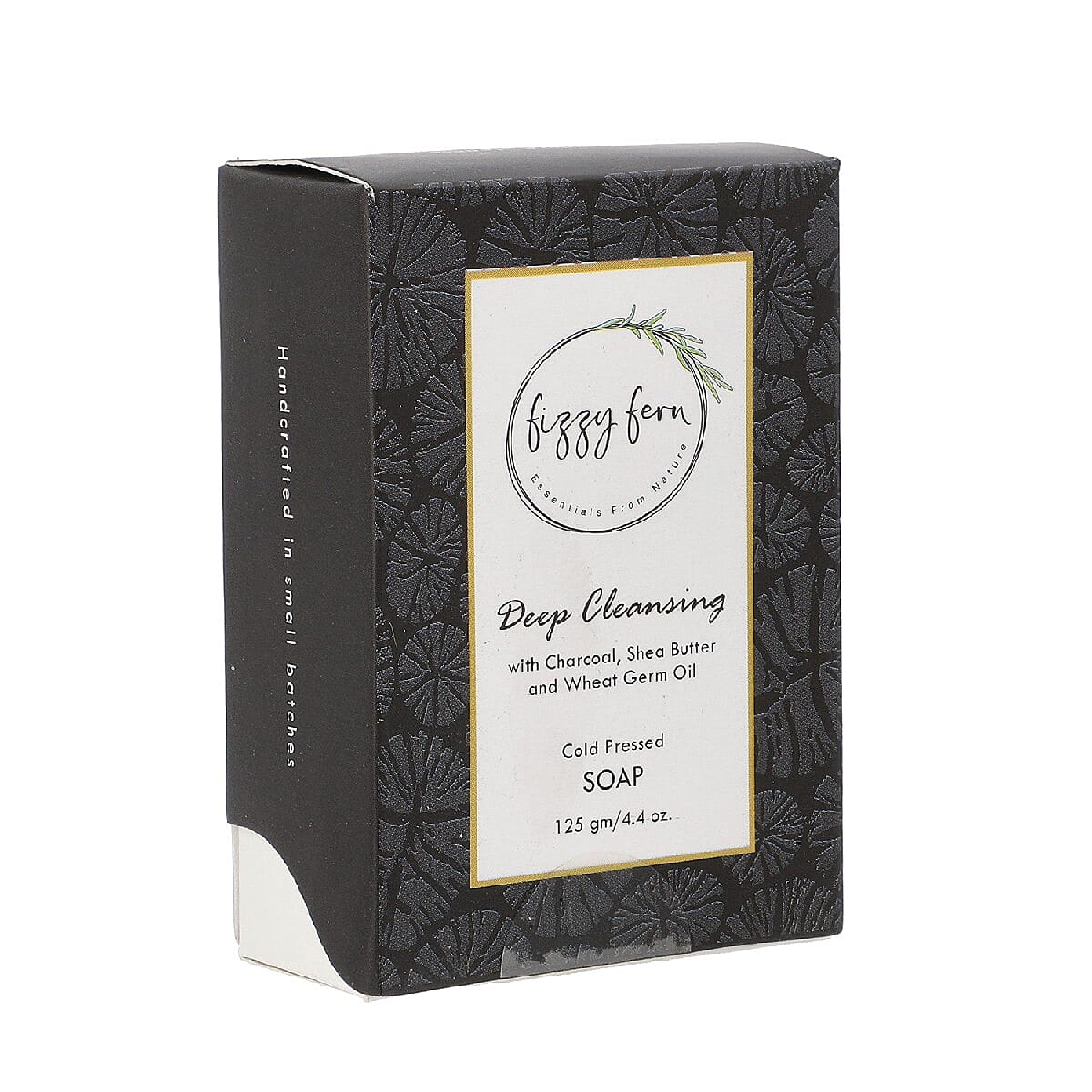 Deep Cleansing Soap with Charcoal, Shea Butter and Wheat Germ Oil - 125 Gms