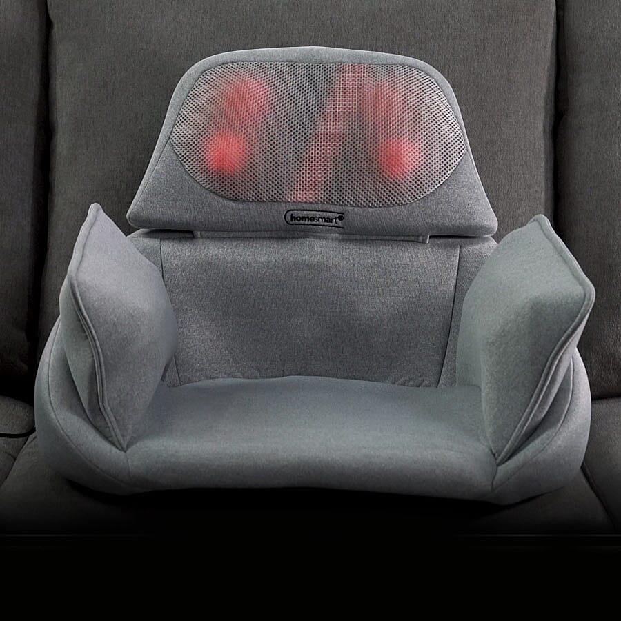 Light Grey Foldable Massage Chair with Remote Control