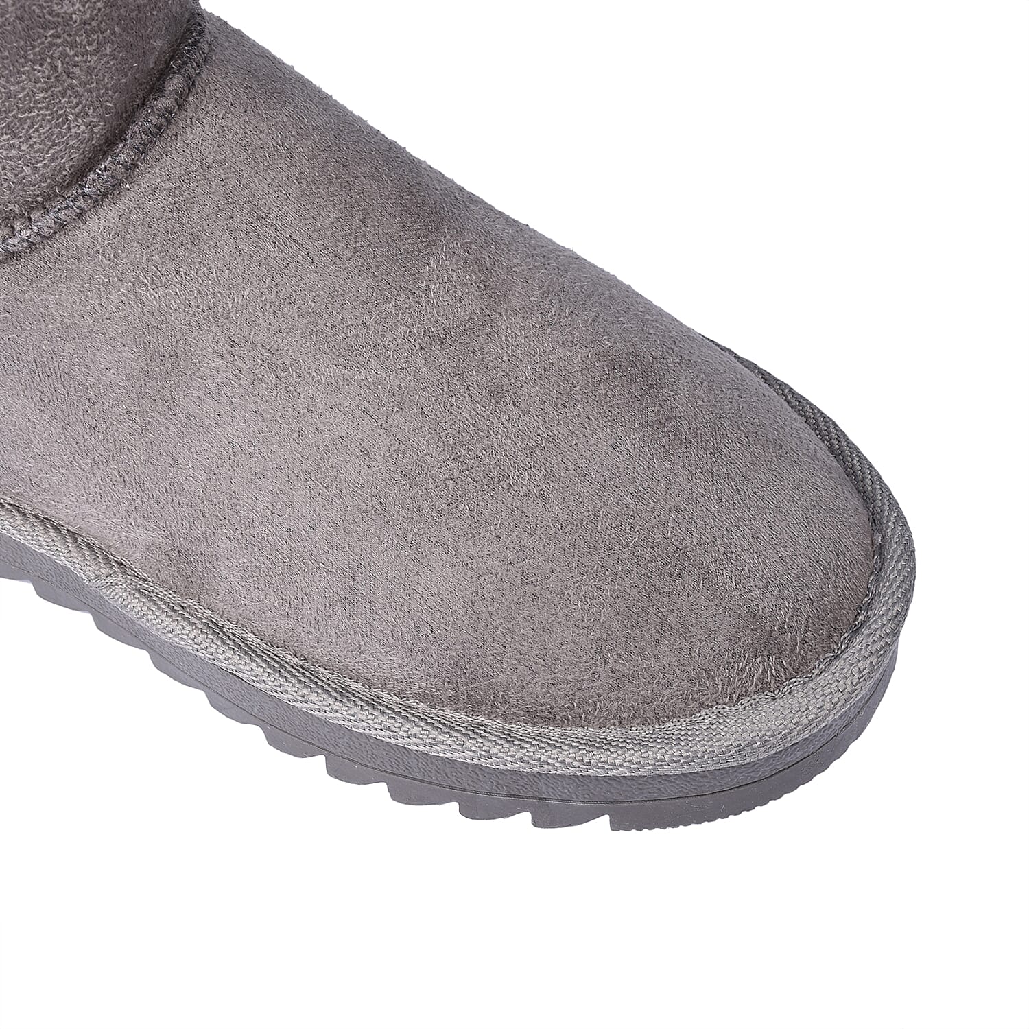 GURU Womens Winter Suede Fluffy Boots Blackze 3) - Black