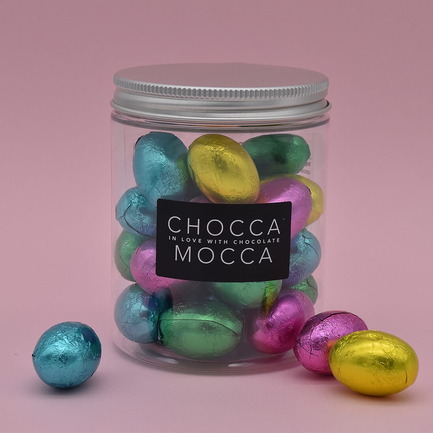 Chocca Mocca Mini Milk Chocolate Eggs Jar 200g