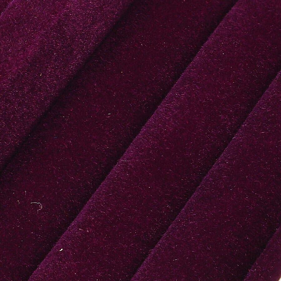 3D Embossed Collection Handcrafted Flower Oxidised Jewellery Box (Size 23x17.7 Cm) with Wine Red Velvet Interior