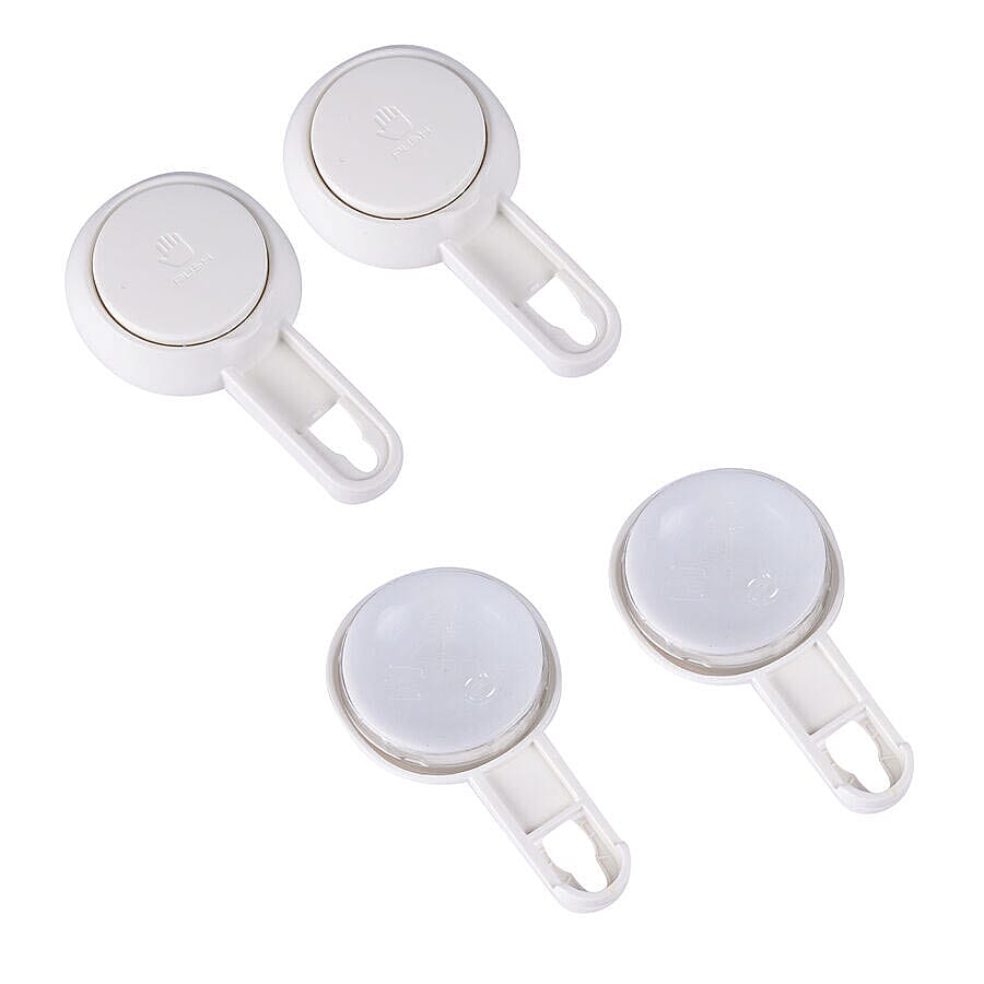 Homesmart Suction Basket with 8 Hanging Hooks