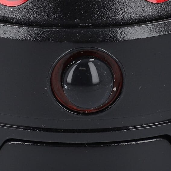 LED Lantern Lamp with Flashlight (3xAAA battery Not Included) (Size 6.8x6.8x10 Cm) - Black