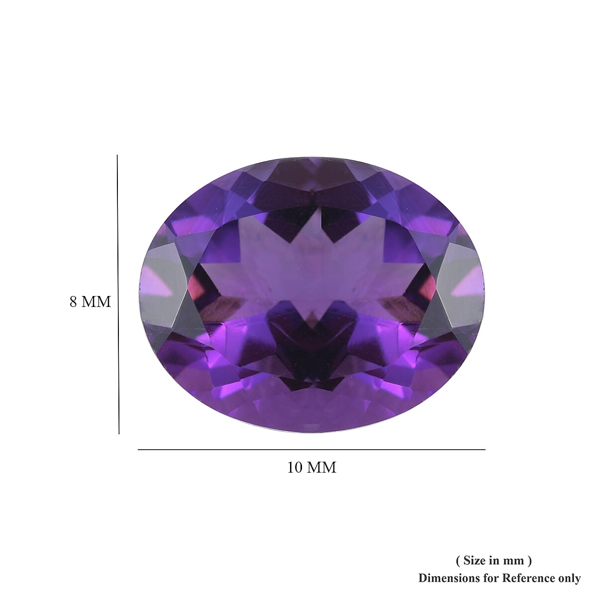 AAA African Amethyst Oval 10x8 - 1.95 Ct.