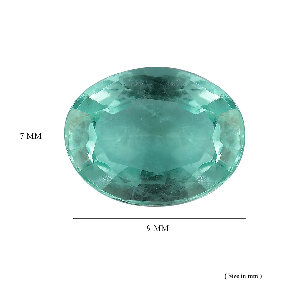 Colombian Emerald Oval 9x7 Faceted 1.58 Ct.
