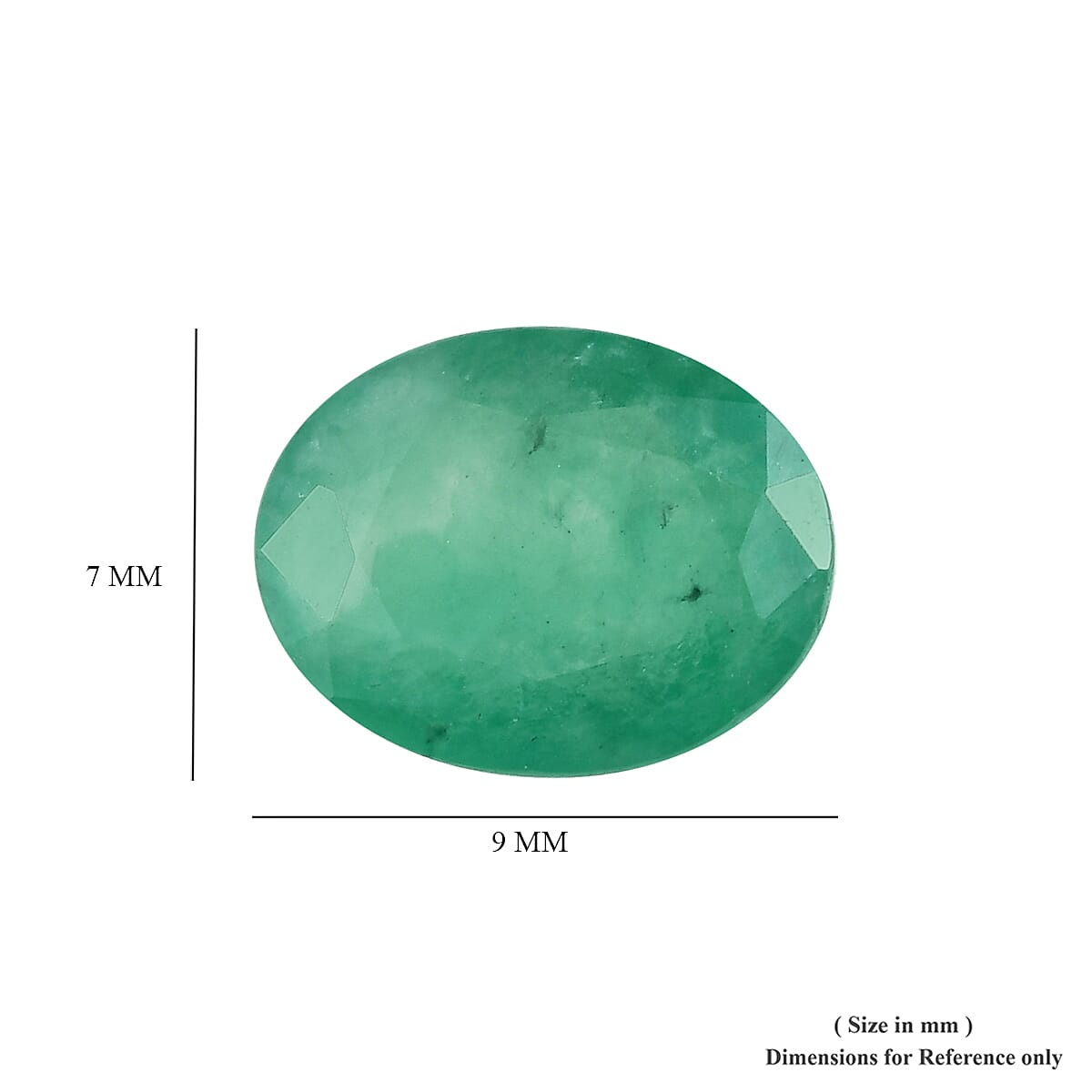 AA Emerald Sagota Oval 9x7 Faceted 1.50 Cts