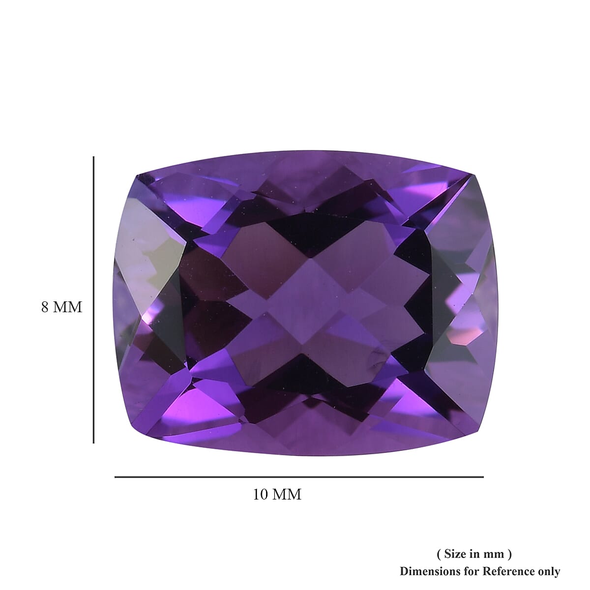 AAA Mashamba Amethyst Cushion 10x8 - 2.50 Ct.