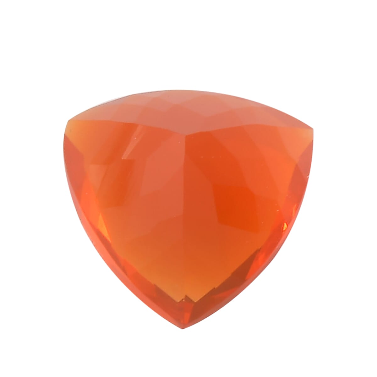 AAAA Jalisco Fire Opal Trillion 8 Faceted 1.04 Ct.