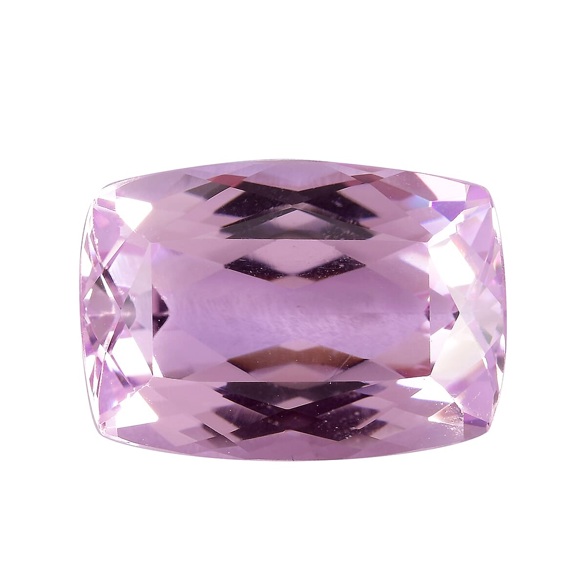 AAA Kunzite Cushion 14x10 Faceted 8.41 Cts