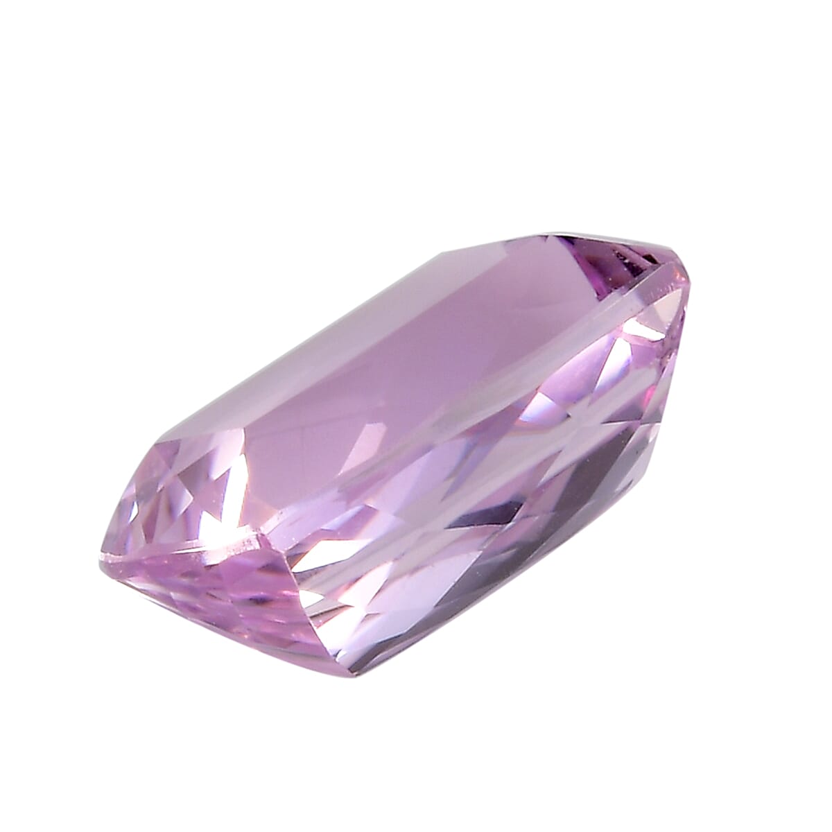 AAA Kunzite Cushion 14x10 Faceted 8.41 Cts