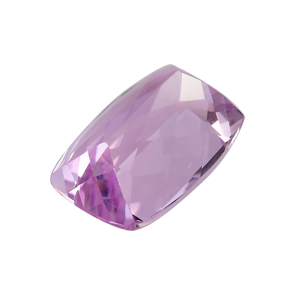 AAA Kunzite Cushion 14x10 Faceted 8.41 Cts