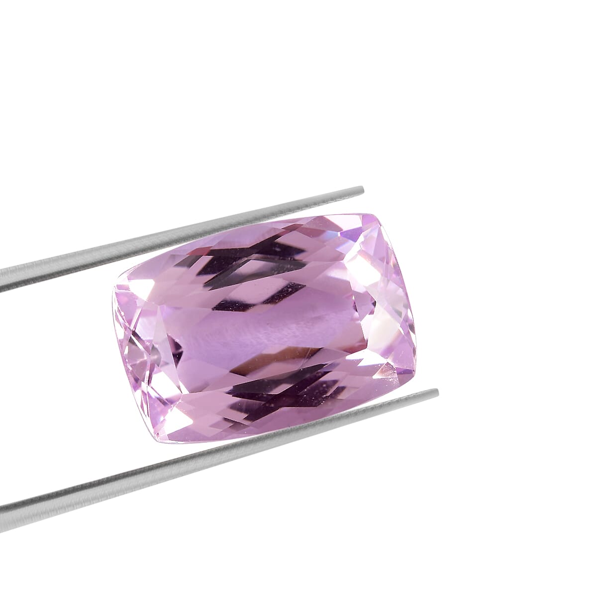 AAA Kunzite Cushion 14x10 Faceted 8.41 Cts