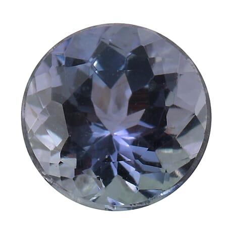 Peacock Tanzanite Round 6 Faceted 0.78 Cts