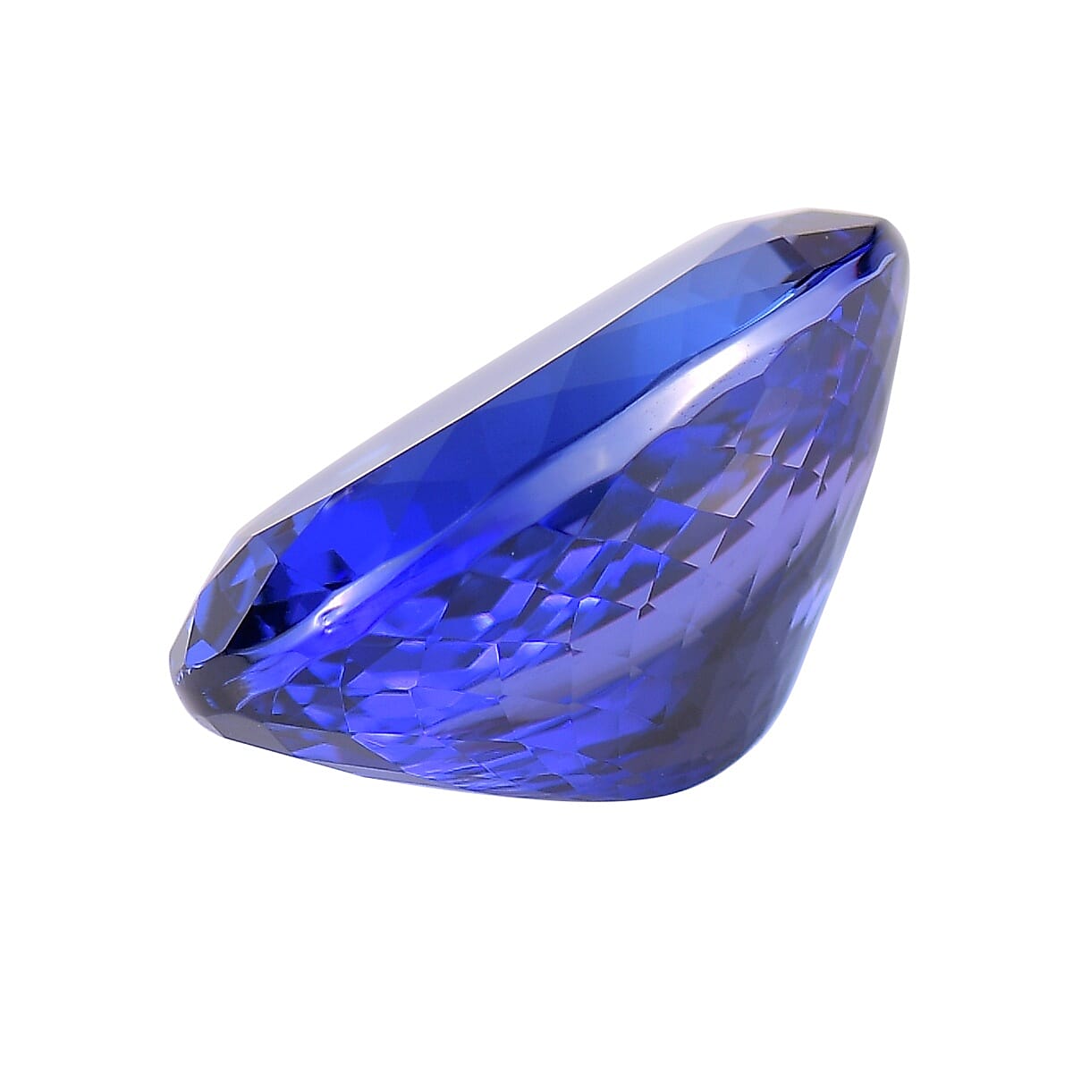 IGI Certified AAAA Tanzanite Oval Mixed Cut 19.54x13.58x9.62mm 18.349 cts.