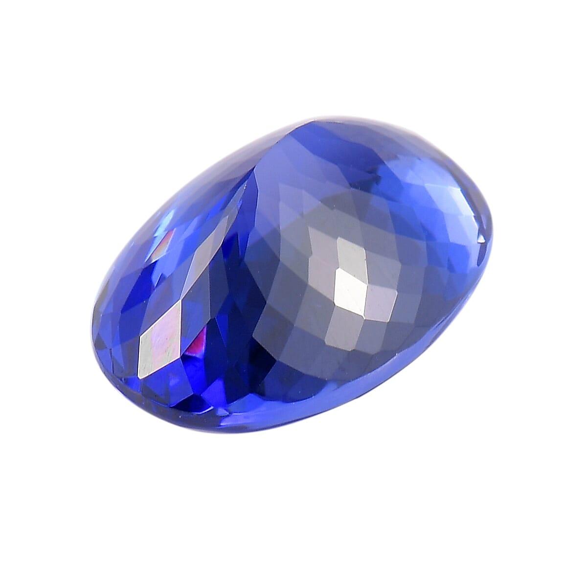 IGI Certified AAAA Tanzanite Oval Mixed Cut 19.54x13.58x9.62mm 18.349 cts.