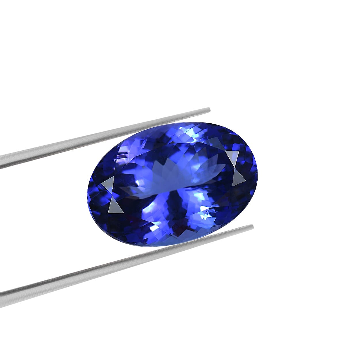 IGI Certified AAAA Tanzanite Oval Mixed Cut 19.54x13.58x9.62mm 18.349 cts.