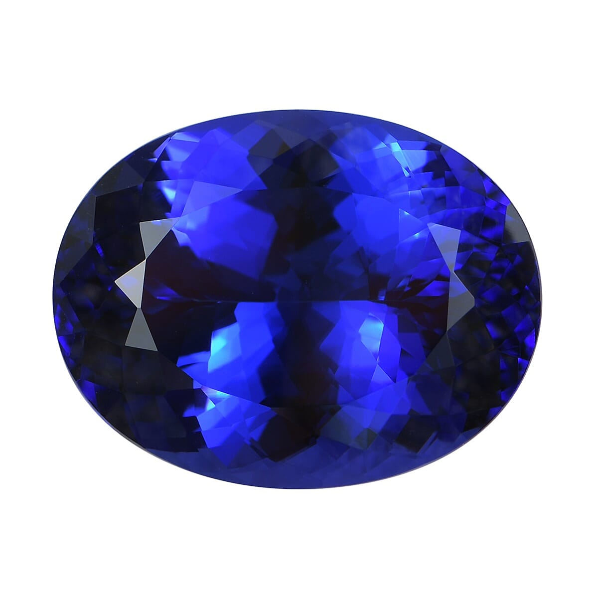 IGI Certified AAAA Tanzanite Oval Mixed Cut 22.32x17.45x11.63 mm  - 32ct