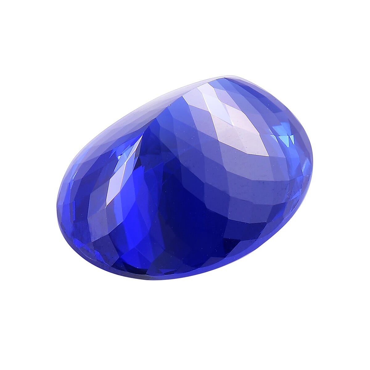 IGI Certified AAAA Tanzanite Oval Mixed Cut 22.32x17.45x11.63 mm  - 32ct