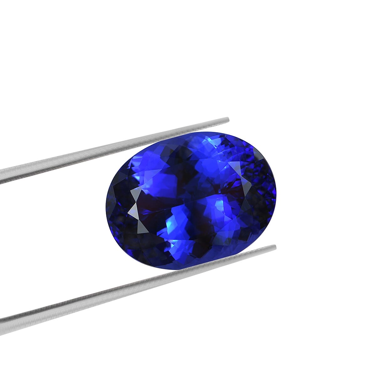 IGI Certified AAAA Tanzanite Oval Mixed Cut 22.32x17.45x11.63 mm  - 32ct