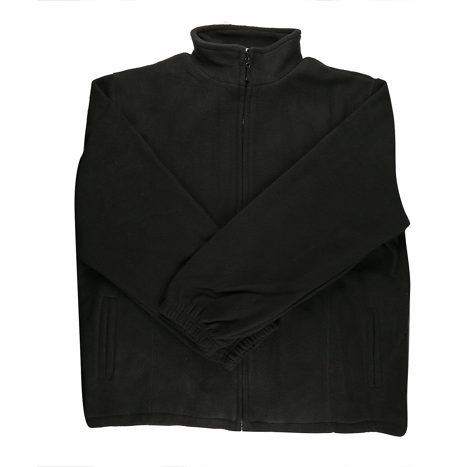 Pure and Natural Light Grey Colour Ladies Fully Lined Fleece Jackets (Size S - 10-12)