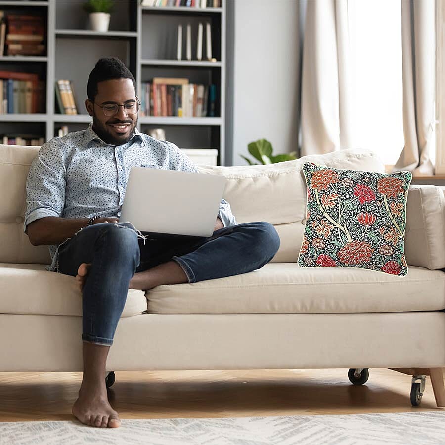 Signare William Morris - The Cray Pattern  Cushion Cover (45x45 cm)