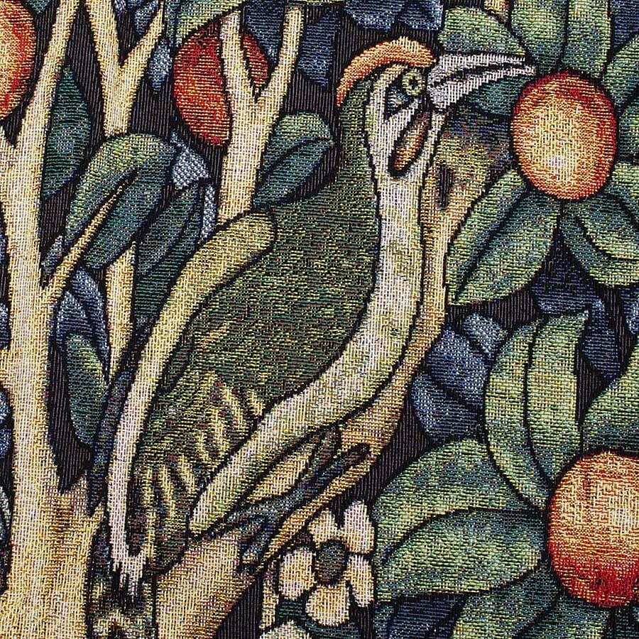 Signare Tapestry - Woodpecker in Fruit Tree Wall Hanging -  (139cmx69cm)